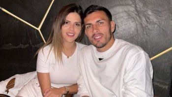 Leandro Paredes y su esposa Camila Galante. Leandro Paredes y su esposa Camila Galante.