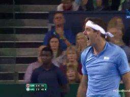video: el punto que le dio el triunfo a del potro ante murray por copa davis video: el punto que le dio el triunfo a del potro ante murray por copa davis