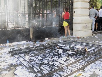 Así quedaron los accesos al Palacio Legislativo bonaerense