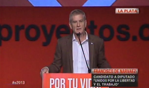 De Narváez le exige a CFK luchar contra el narcotráfico