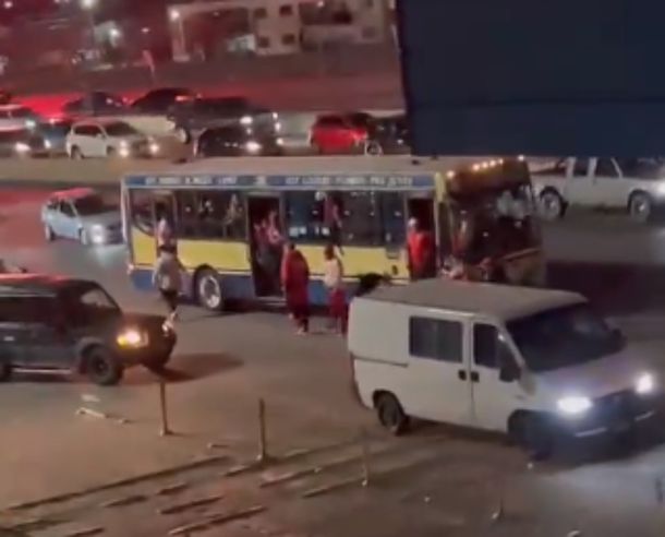 Así comenzó la pelea entre hinchas de River y Racing