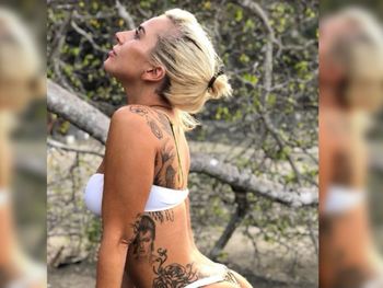 Lady Gaga se destapó, mostró la cola y calentó las redes