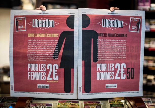 Francia: un diario sale más caro para los hombres para denunciar la brecha salarial