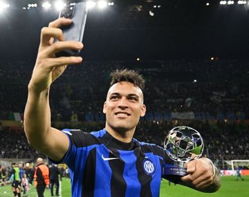 Lautaro Martínez luego de darle el pase a la final al Inter: Ojalá lo podamos coronar