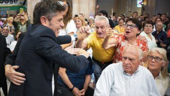 Axel Kicillof asistió a la misa homenaje al papa Francisco.&nbsp;