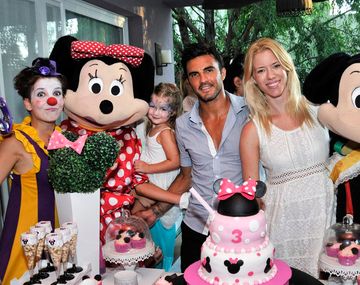 Así fue la fiesta de cumpleaños de la hija de Nicole y Cubero