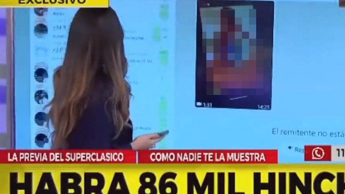 Insólito: cubrían la previa del Superclásico y lo engancharon viendo el  video porno de Holder