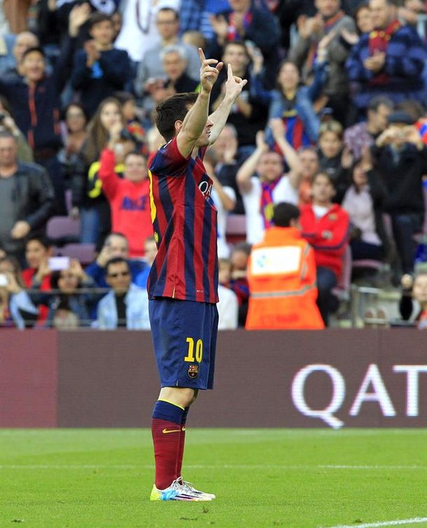 Es impresionante entrar en la historia del club, dijo Messi tras convertirse en el máximo goleador del Barcelona