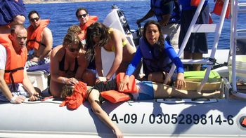 ballena golpeo una lancha y murio una mujer ballena golpeo una lancha y murio una mujer