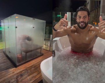 Video: el peculiar entrenamiento de Hulk en pleno carnaval de Brasil que es viral