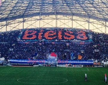 El homenaje del Olympique de Marsella a Bielsa