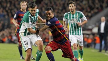 con un gol de messi en su partido 500, el barcelona goleo al betis como local con un gol de messi en su partido 500, el barcelona goleo al betis como local