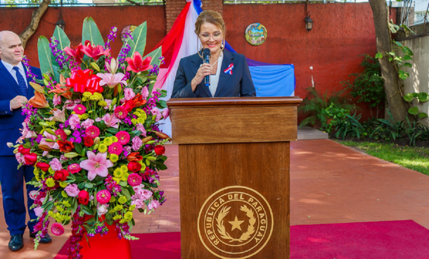 La República del Paraguay celebró sus 214 años de independencia en Buenos Aires
