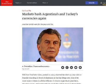 Argentina y Turquía, muy golpeadas por los mercados según The Economist