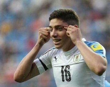 El polémico festejo de Valverde