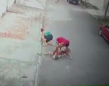 Un joven salvó a un nene del ataque de un pitbull y se volvió viral