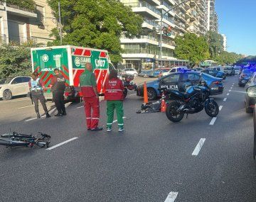Accidente fatal en Libertador: murió un ciclista de 55 años