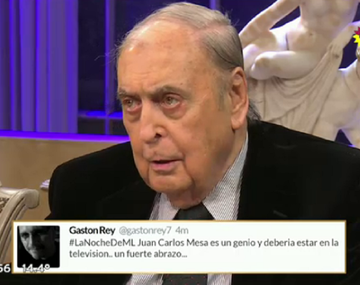 Mesa casi se atraganta por Vicky