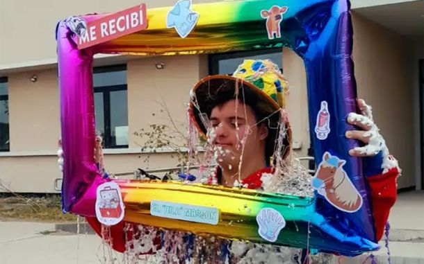 Hilario, el chico  de Río Colorado que cumplió su sueño universitario