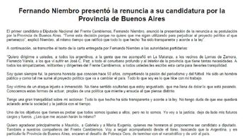 niembro dice que renuncio para no perjudicar la campana del pro niembro dice que renuncio para no perjudicar la campana del pro