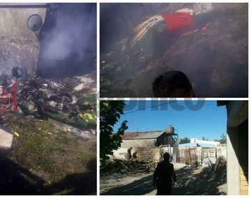 Tragedia en el patio de una casa: cayó una avioneta y murieron los dos pilotos 