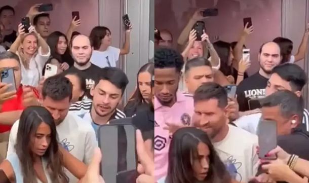 La inédita reacción de Antonela Roccuzzo con los fanáticos de Messi en Miami