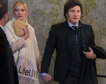 Javier Milei y su novia