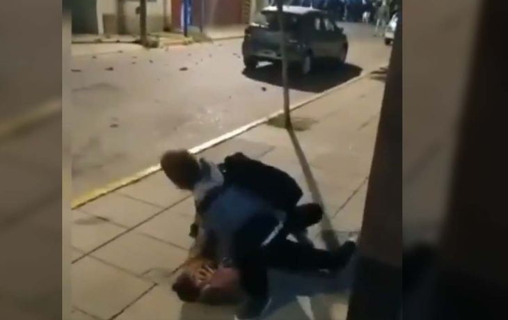 Video: una joven recibió un balazo en la cara por pedir justicia por el femicidio de Úrsula