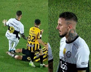 La insólita plancha de Benedetto por la que fue expulsado en el clásico