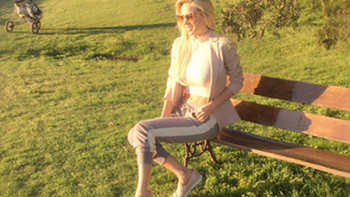 Luciana Salazar: día de relax en Washington. Luciana Salazar: día de relax en Washington.