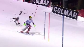 video: esquiador escapo del golpe de un drone en plena competencia video: esquiador escapo del golpe de un drone en plena competencia