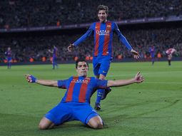 Suárez llegó a su gol número 100 con la camiseta del Barcelona Suárez llegó a su gol número 100 con la camiseta del Barcelona