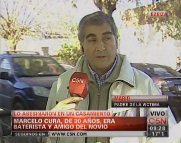 Mi hijo murió en el acto