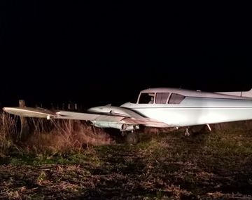 Derribaron una avioneta en San Antonio de Areco con 450 kilos de marihuana