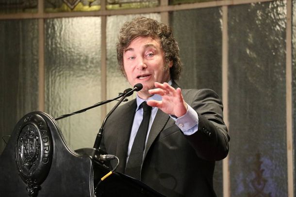 Javier Milei en Madrid. Javier Milei en Madrid.