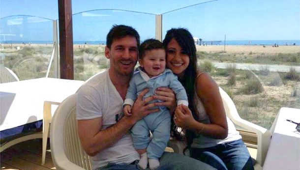 La familia Messi al completo