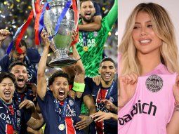 Wanda celebró la Champions del PSG y estallaron los rumores: ¿sale con un jugador?