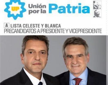 Así son las boletas electorales de Unión por la Patria