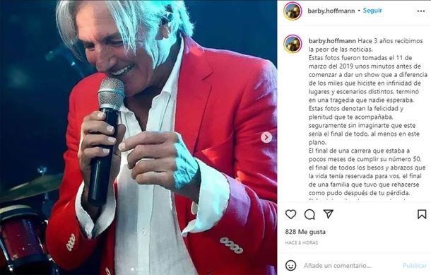 El doloroso pedido de justicia de la hija de Sergio Denis