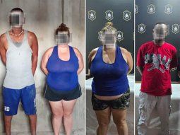 Los seis detenidos durante los allanamientos. Los seis detenidos durante los allanamientos.