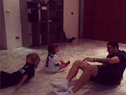 wanda nara provoca a maxi lopez: las fotos de mauro icardi con sus hijos wanda nara provoca a maxi lopez: las fotos de mauro icardi con sus hijos