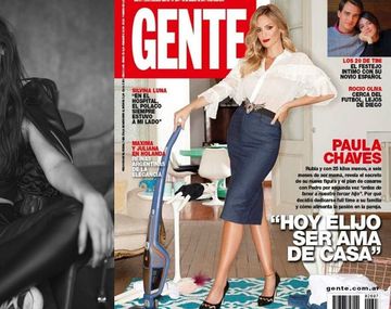 Delfina Chaves ironizó sobre la tapa de Paula Chaves con una aspiradora