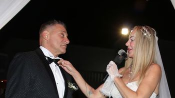 el turco garcia y mariela prieto dieron el si tras tres decadas de relacion