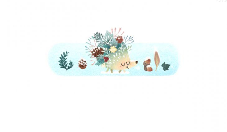 El doodle de Google para darle la bienvenida al invierno