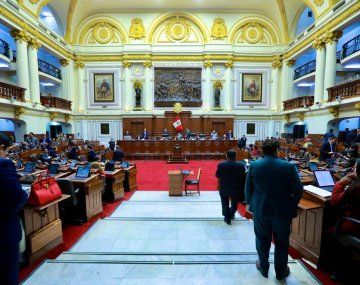 El recinto del Pleno del Congreso de Perú