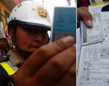 VIDEO: Le hicieron una multa y se negó a firmar porque había errores de ortografía