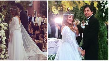Sol Estevanez se casó con una súper boda en un campo Sol Estevanez se casó con una súper boda en un campo