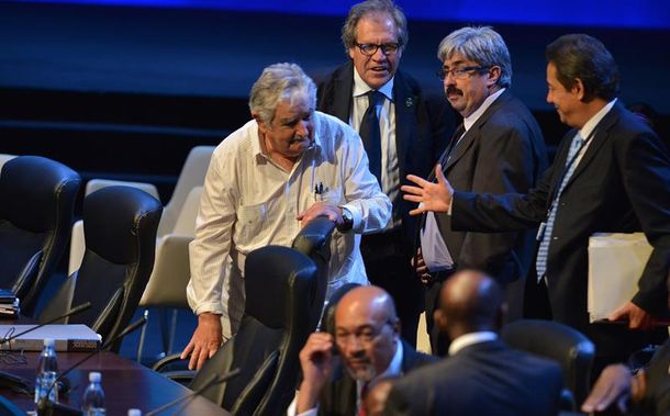 Mujica en la cumbre de la Celac.