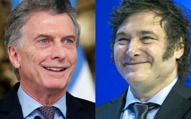 Mauricio Macri y Javier Milei.