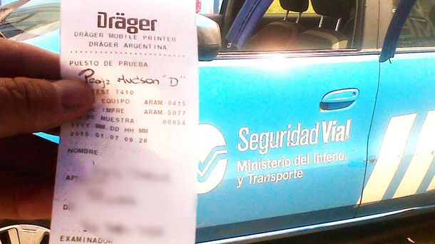 Detuvieron a un conductor que tenía alcohol en sangre cuatro veces más de lo permitido